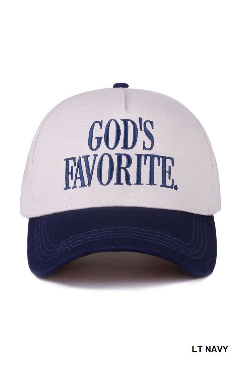 God's Favorite Two Tone Canvas Cotton  1(ONE SIZE)