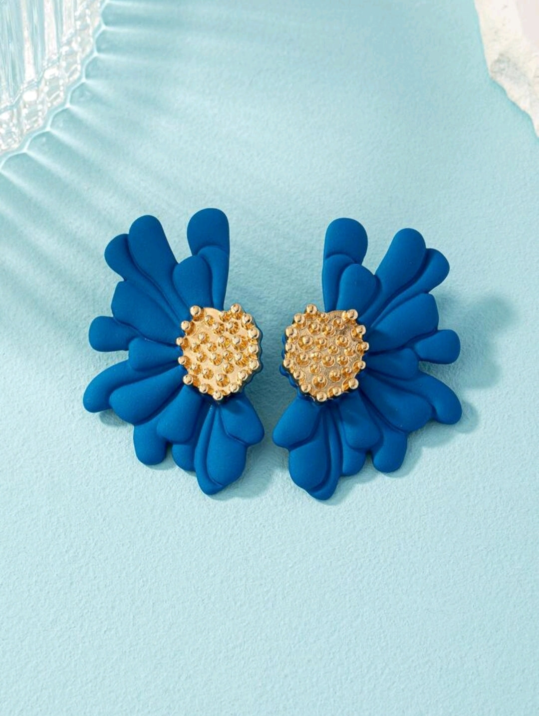 Flower Postback Earrings