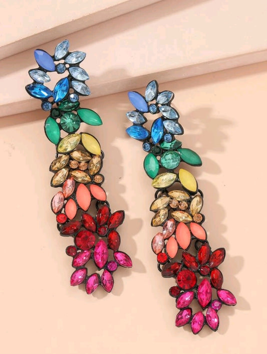 Rainbow Drop Earrings