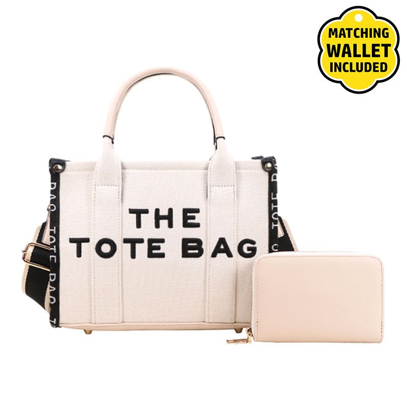 Fashion Canvas Tote bag set