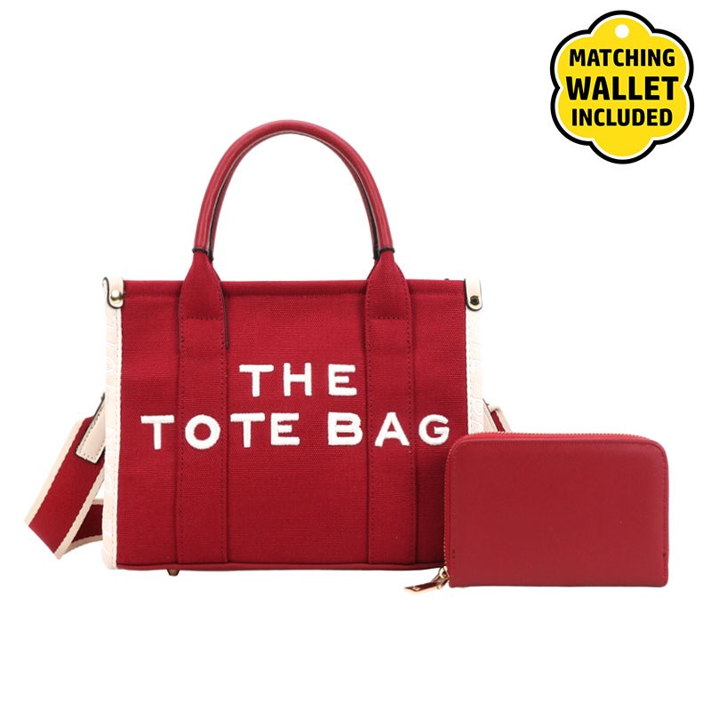 Fashion Canvas Tote bag set