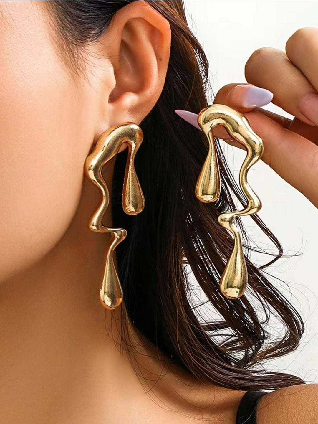 Fashionable Geometric Design Dangle Earrings😍