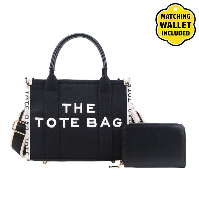 Fashion Canvas Tote bag set