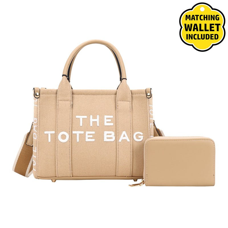 Fashion Canvas Tote bag set